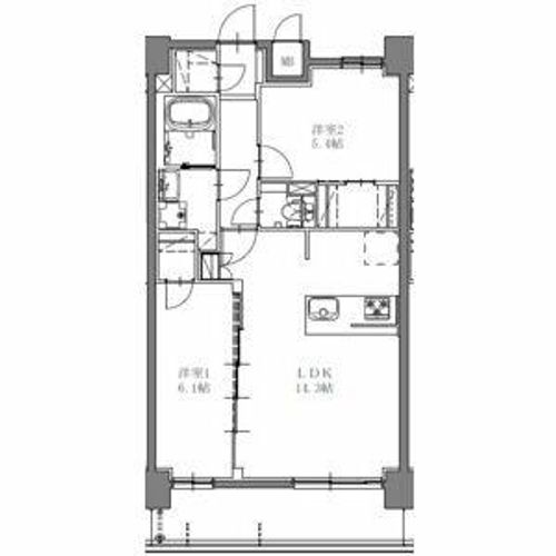 S-RESIDENCE上社aureate503の間取り