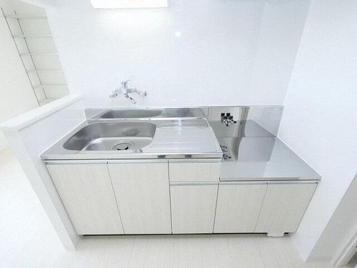 北海道札幌市中央区南十条西12丁目(マンション)の賃貸物件のキッチン