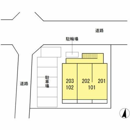 アイルーム102の地図