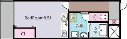 プランドールMK小倉の間取り