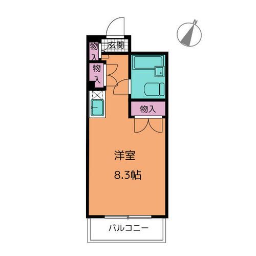 クオリシティ山手402の間取り