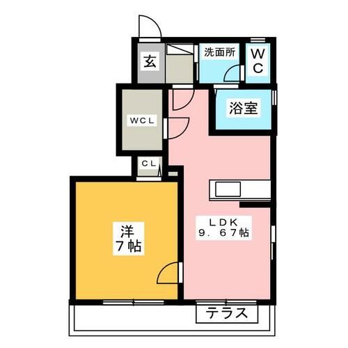 OKADA HOUSE G棟の間取り