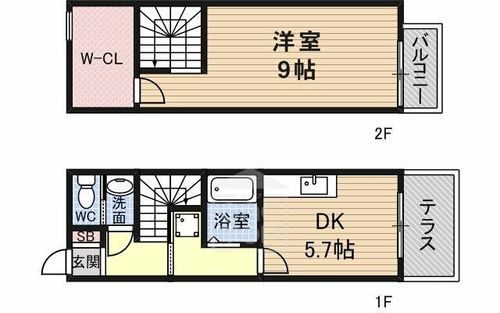 フローラルアイランドさわらぎの間取り
