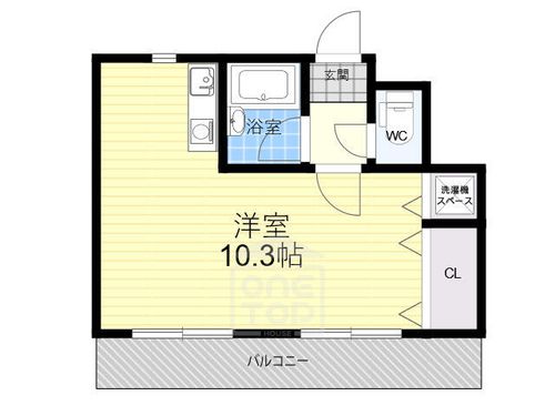 ジュネス別府の間取り