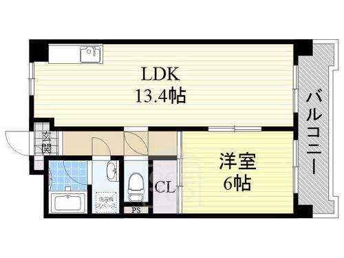 此君園ハイツの間取り