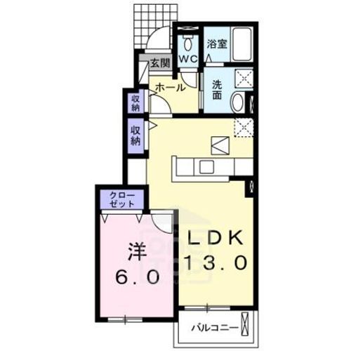 グランアンジュ1の間取り