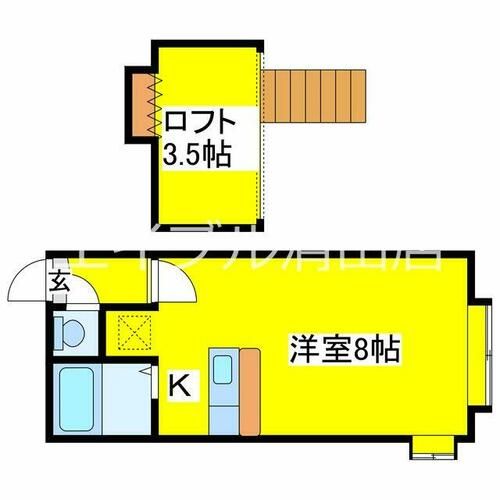 エスポアール清田202の間取り