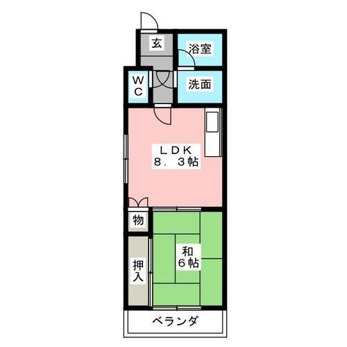 アクセス高辻の間取り