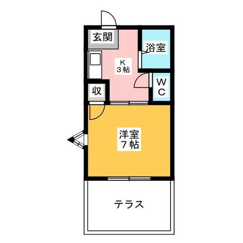 蓮池荘の間取り