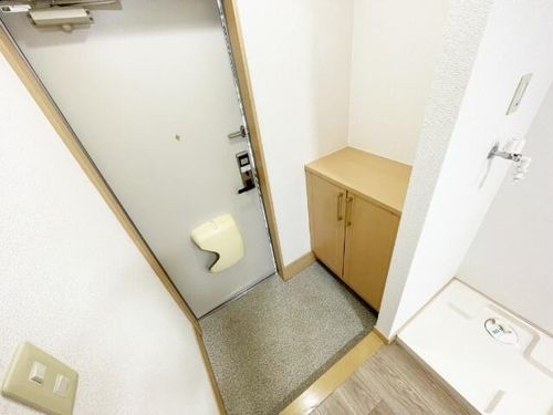 ライフイン・セントレイルの玄関