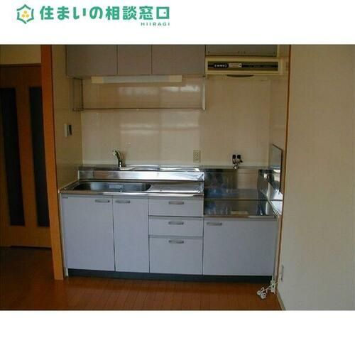 愛知県岡崎市広幡町(マンション)の賃貸物件のキッチン