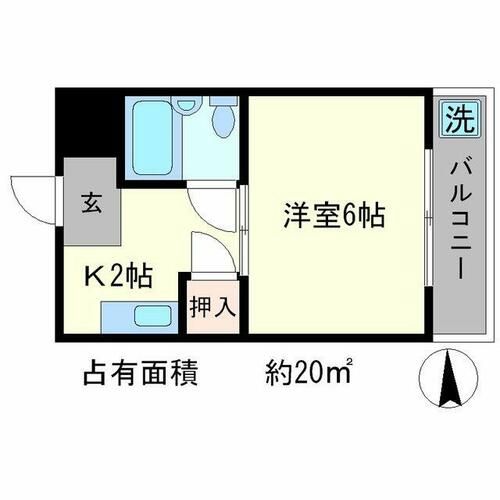 ロータリーマンション修学院の間取り