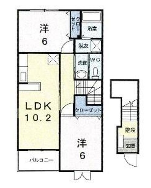 サニーヴィラⅠの間取り