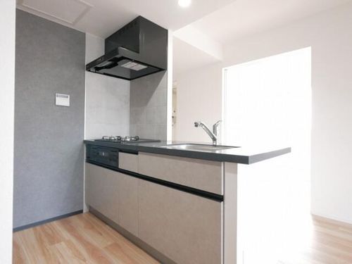 北海道札幌市中央区南十六条西6丁目(マンション)の賃貸物件のキッチン