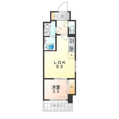 CREST TAPP京都西京極 dexの間取り