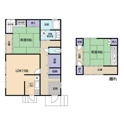 大阪府泉佐野市泉ケ丘1丁目(一戸建)の賃貸物件の間取り