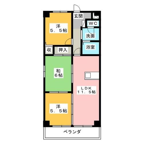 COURTYARDの間取り