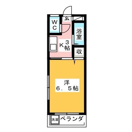 ハイツ友の間取り