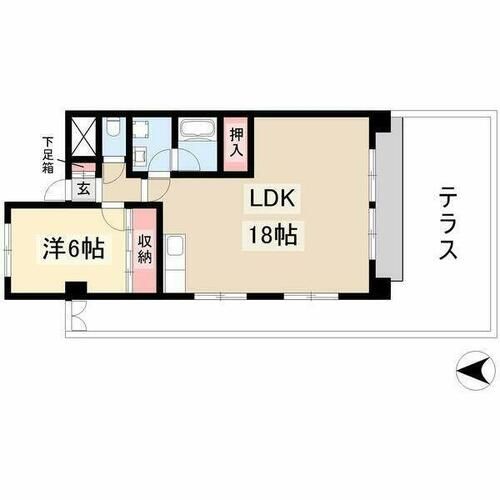 大曽根東マンションの間取り