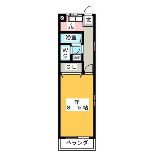パレ白子の間取り
