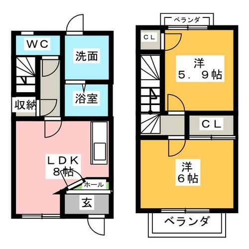 ブランシェ平池の間取り