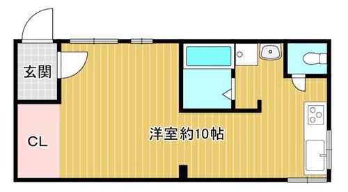 大阪府大阪市都島区都島本通2丁目(アパート)の賃貸物件の間取り