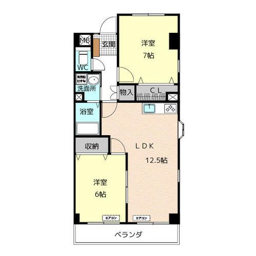 ガーデンプレイスSKの間取り