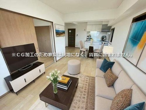 ガーデンプレイスSKの居間