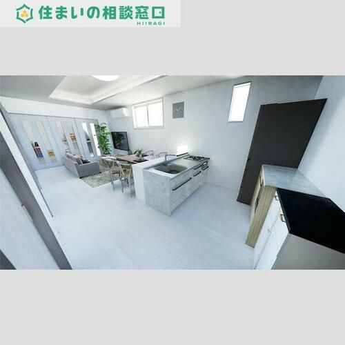 愛知県岡崎市矢作町字末広(アパート)の賃貸物件のキッチン