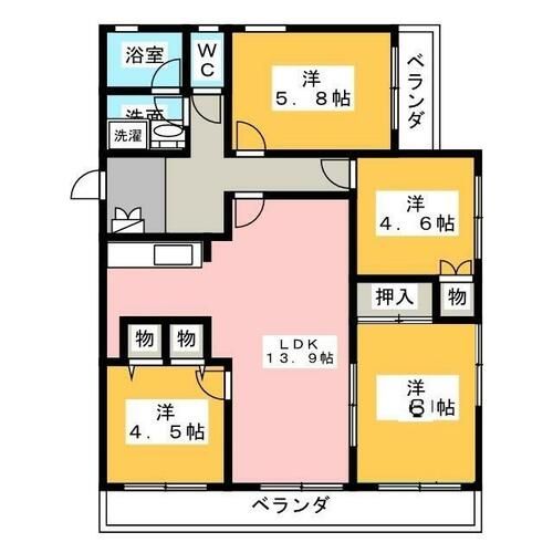 ドール大高の間取り