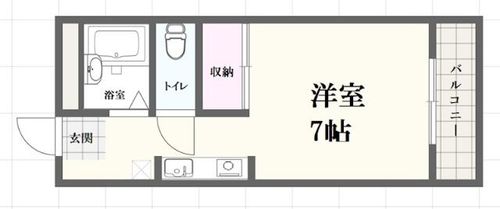 コーポTMYの間取り