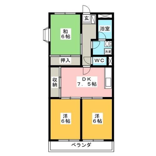 イーストタウンの間取り