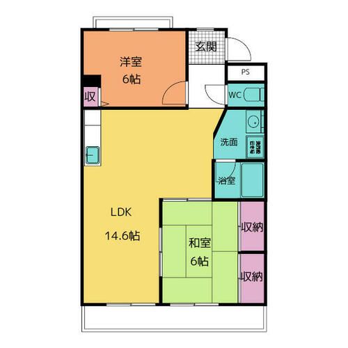 メゾン・シャン・ビラージの間取り