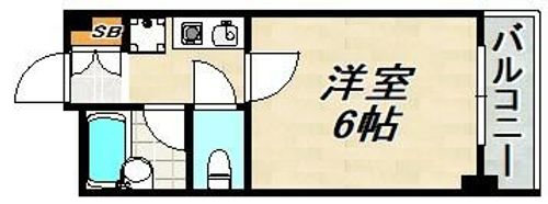 第6パークビルの間取り