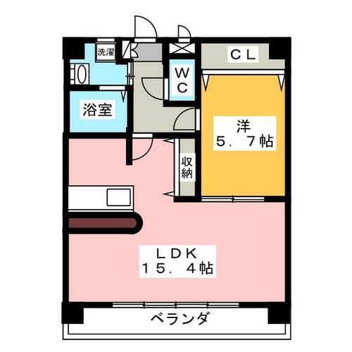 パセオ吹上の間取り