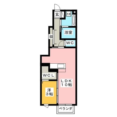 D-room大崎の間取り