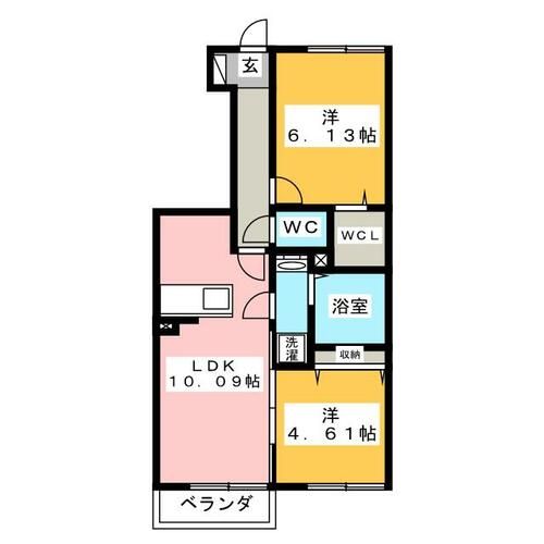 ヴィラ・ロワイヤル 七番館の間取り