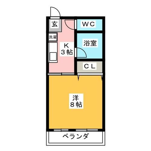 鶴田ビルの間取り