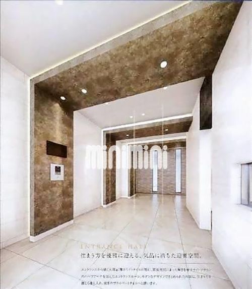 エスリード大須観音プリモの玄関