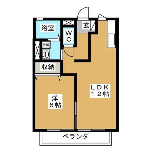 フルールほしのの間取り