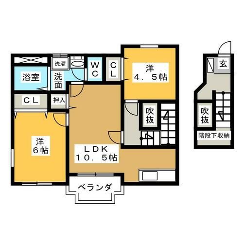 アヴニールヴィラの間取り