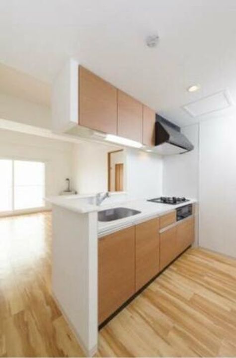 北海道札幌市中央区北二条東3丁目(マンション)の賃貸物件のキッチン