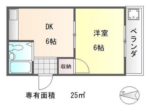 セゾン東山の間取り