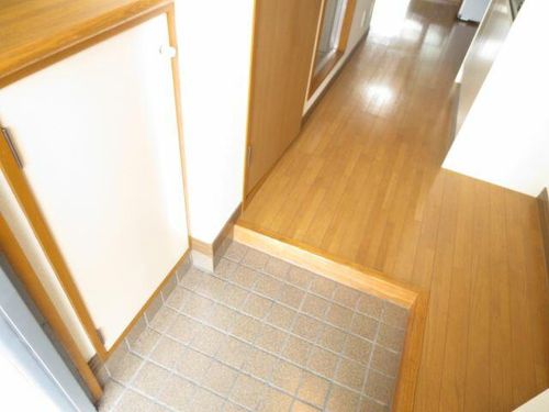 コーポ牧の里の玄関