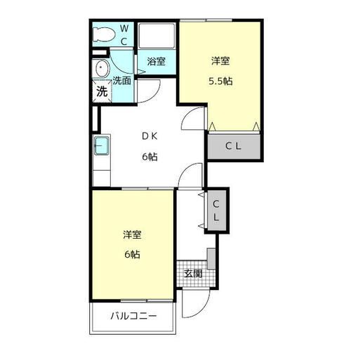メゾンなかしまやの間取り