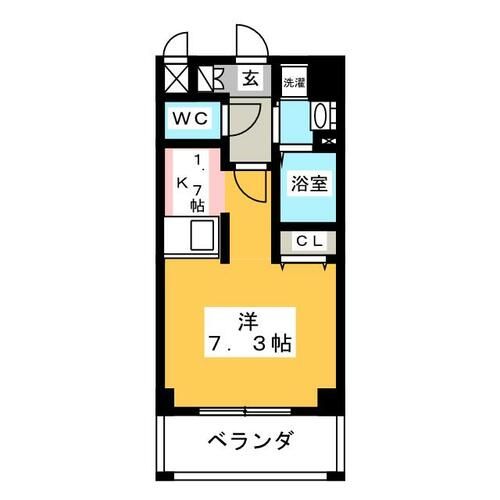 プレサンス久屋大通公園サウスの間取り