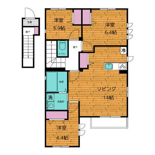 アングレカム201の間取り