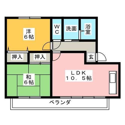 エクセレントタウン C棟の間取り