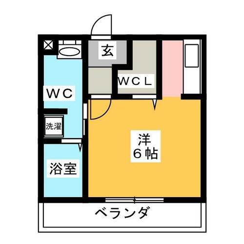 ソレイユ内山の間取り
