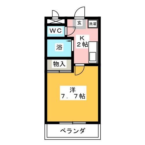 本城ハイツの間取り